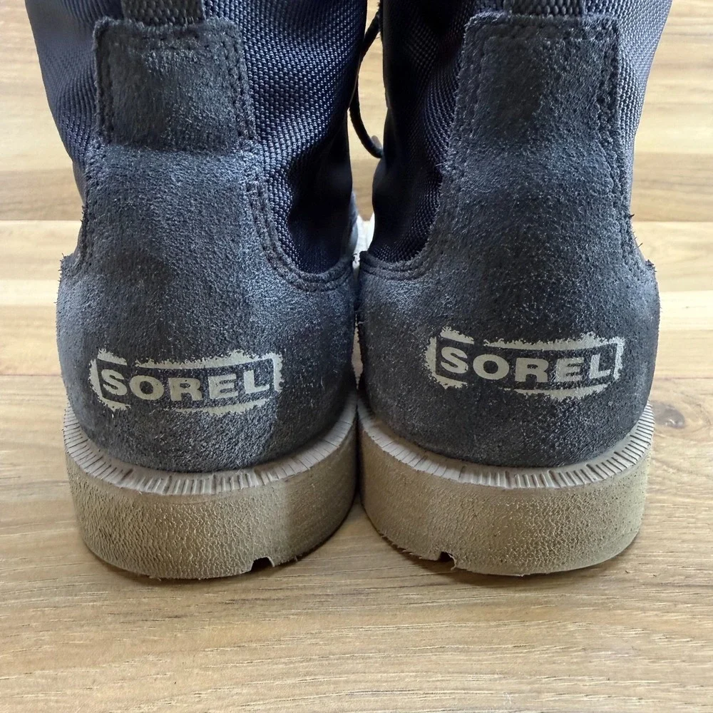 Sorel Caribou OTM Chukka Boots Mens 11.5 Gray Suede Ankle Lace Up Waterproof